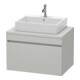 Duravit Meuble sous lavabo DuraStyle 80x54,8 cm, béton gris, 1 tiroir-1