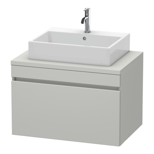 Duravit Meuble sous lavabo DuraStyle 80x54,8 cm, béton gris, 1 tiroir
