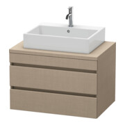 Duravit Meuble sous lavabo DuraStyle 80x54,8 cm, blanc, 2 tiroirs