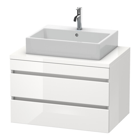 Duravit Meuble sous-lavabo DuraStyle 80x54,8 cm, blanc mat, 2 tiroirs