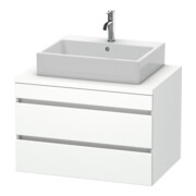 Duravit Meuble sous-lavabo DuraStyle 80x54,8 cm, blanc mat, 2 tiroirs