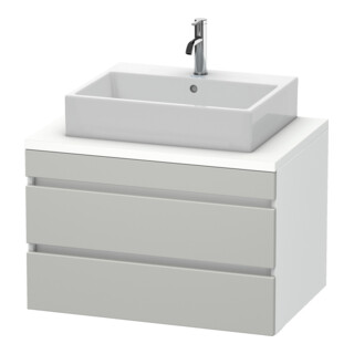 Duravit Meuble sous-lavabo DuraStyle 80x54,8 cm, blanc mat, 2 tiroirs