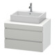 Duravit Meuble sous-lavabo DuraStyle 80x54,8 cm, blanc mat, 2 tiroirs-1