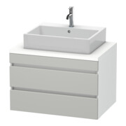 Duravit Meuble sous-lavabo DuraStyle 80x54,8 cm, blanc mat, 2 tiroirs