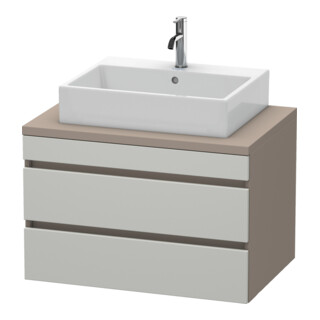 Duravit Meuble sous-lavabo DuraStyle 80x54,8 cm, blanc mat, 2 tiroirs