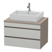 Duravit Meuble sous-lavabo DuraStyle 80x54,8 cm, blanc mat, 2 tiroirs-1