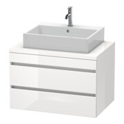 Duravit Meuble sous-lavabo DuraStyle 80x54,8 cm, blanc mat, 2 tiroirs-3