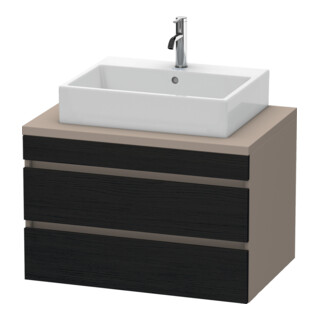 Duravit Meuble sous-lavabo DuraStyle 80x54,8 cm, blanc mat, pour console, 2 tiroirs