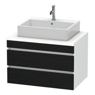 Duravit Meuble sous lavabo DuraStyle 80x54,8 cm, blanc œuf, 2 tiroirs