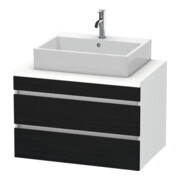 Duravit Meuble sous lavabo DuraStyle 80x54,8 cm, blanc œuf, 2 tiroirs-1