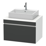 Duravit Meuble sous lavabo DuraStyle 80x54,8 cm, gris m/we ma, f Kons, 1 tiroir