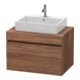 Duravit Meuble sous lavabo DuraStyle 80x54,8 cm, noyer naturel, pour console, 1 tiroir-1