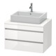 Duravit Meuble sous-lavabo DuraStyle 80x54,8cm, blanc mat, 2 tiroirs