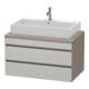 Duravit Meuble sous lavabo DuraStyle 90x54,8 cm, bet/ba ma, f Kons, 2 tiroirs-1