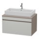 Duravit Meuble sous-lavabo DuraStyle 90x54,8 cm, betg/ba ma, f Kons, 1 tiroir-1