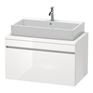 Duravit Meuble sous-lavabo DuraStyle 90x54,8 cm, blanc brillant, avec console, 1 tiroir