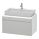 Duravit Meuble sous lavabo DuraStyle 90x54,8 cm, blanc mat, 1 tiroir, pour console-1