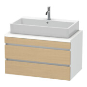 Duravit Meuble sous lavabo DuraStyle 90x54,8 cm, blanc mat, 2 tiroirs-1