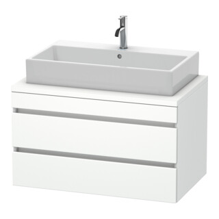 Duravit Meuble sous lavabo DuraStyle 90x54,8 cm, blanc mat, 2 tiroirs