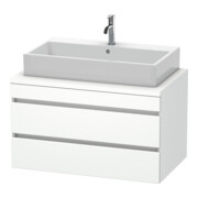 Duravit Meuble sous lavabo DuraStyle 90x54,8 cm, blanc mat, 2 tiroirs-1