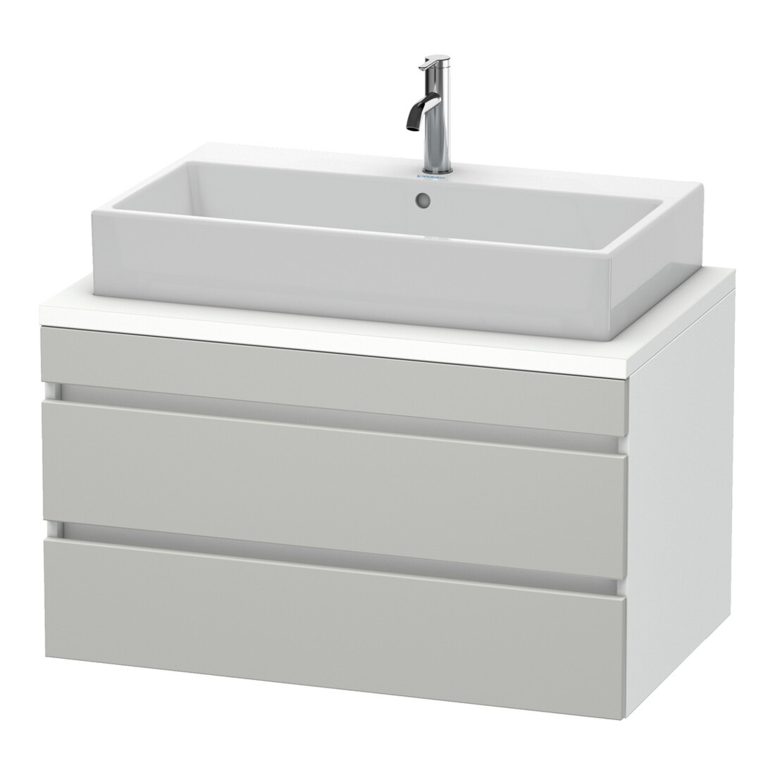 Duravit Meuble sous-lavabo DuraStyle 90x54,8 cm, blanc mat, 2 tiroirs