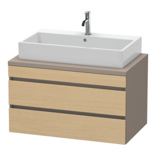 Duravit Meuble sous lavabo DuraStyle 90x54,8 cm, blanc mat, 2 tiroirs