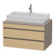 Duravit Meuble sous lavabo DuraStyle 90x54,8 cm, blanc mat, 2 tiroirs-1