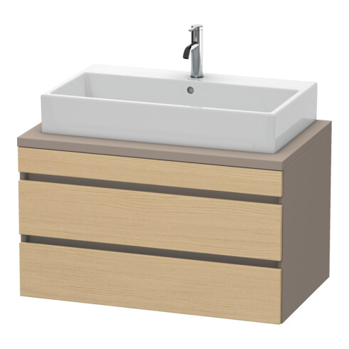 Duravit Meuble sous lavabo DuraStyle 90x54,8 cm, blanc mat, 2 tiroirs