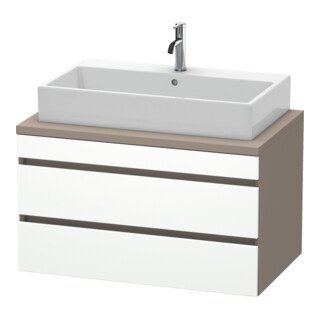 Duravit Meuble sous-lavabo DuraStyle 90x54,8 cm, blanc mat, avec 2 tiroirs