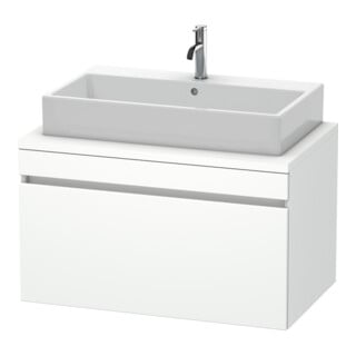Duravit Meuble sous-lavabo DuraStyle 90x54,8 cm, blanc mat, pour console, 1 tiroir