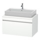 Duravit Meuble sous-lavabo DuraStyle 90x54,8 cm, blanc mat, pour console, 1 tiroir-1