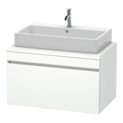 Duravit Meuble sous-lavabo DuraStyle 90x54,8 cm, blanc mat, pour console, 1 tiroir
