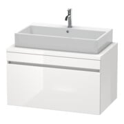 Duravit Meuble sous-lavabo DuraStyle 90x54,8 cm, blanc mat, pour console, 1 tiroir-3