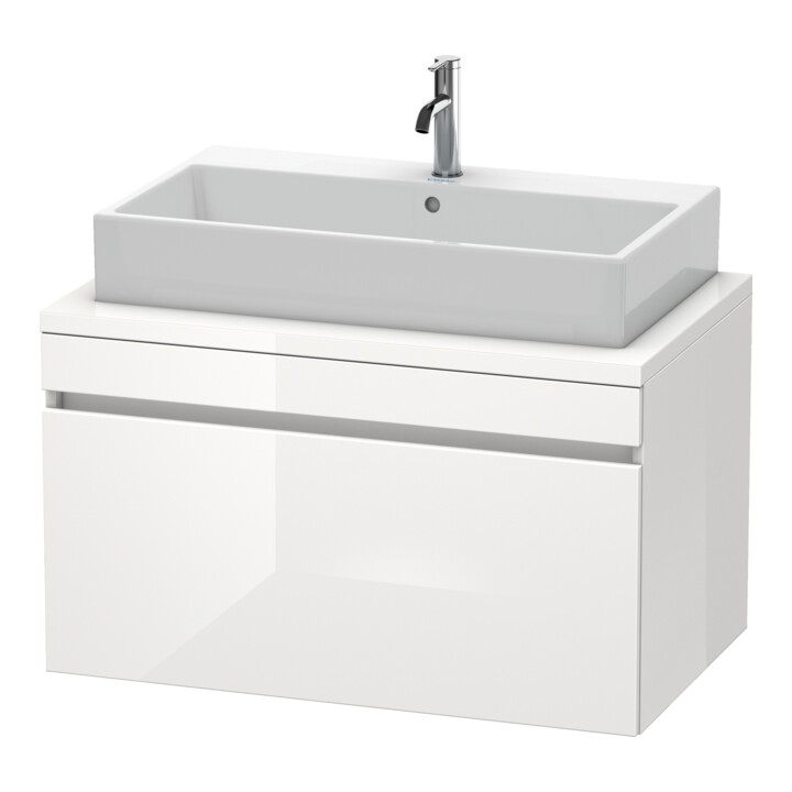 Duravit Meuble sous-lavabo DuraStyle 90x54,8 cm, blanc mat, pour console, 1 tiroir