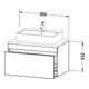 Duravit Meuble sous lavabo DuraStyle 90x54,8 cm, chêne naturel, 1 tiroir, pour console-4