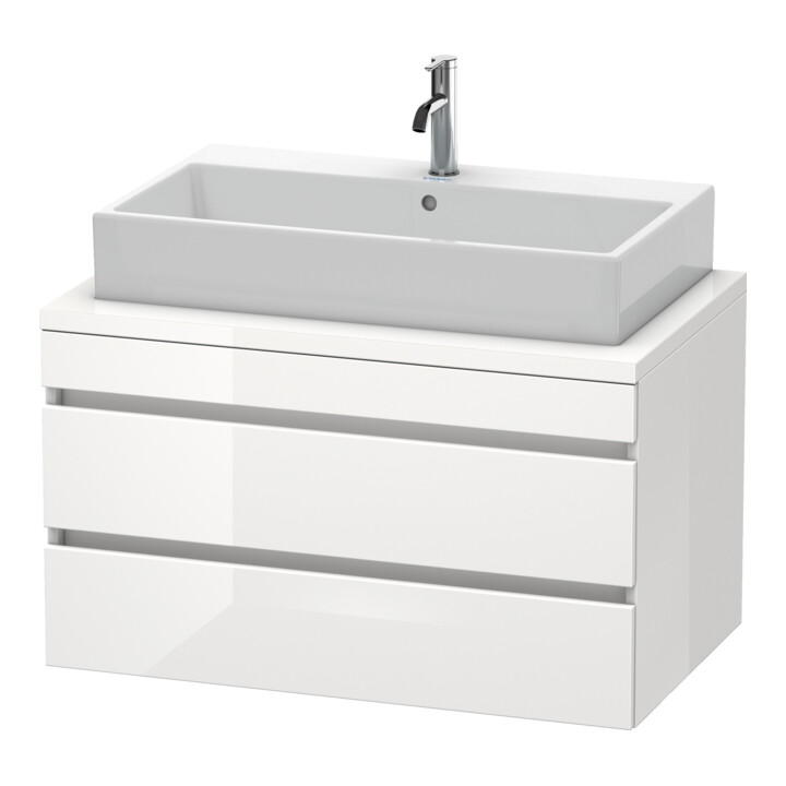 Duravit Meuble sous-lavabo DuraStyle 90x54,8 cm, graphite mat, 2 tiroirs
