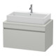 Duravit Meuble sous-lavabo DuraStyle 90x54,8 cm, gris béton, 1 tiroir, f Kons-1