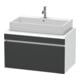 Duravit Meuble sous-lavabo DuraStyle 90x54,8 cm, gris m/we ma, f Kons, 1 tiroir-1