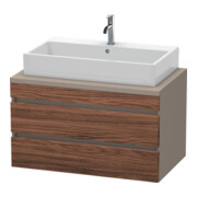 Duravit Meuble sous lavabo DuraStyle 90x54,8 cm, N dk/b ma, avec 2 tiroirs-1