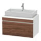 Duravit Meuble sous lavabo DuraStyle 90x54,8 cm, N dk/we ma, avec console, 1 tiroir-1