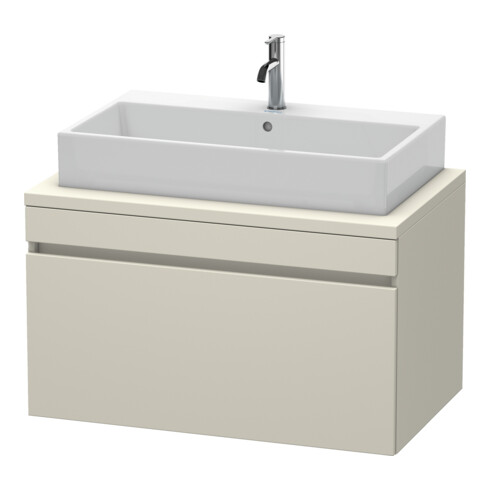 Duravit Meuble sous-lavabo DuraStyle 90x54,8 cm taupe, 1 tiroir, pour console