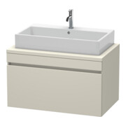 Duravit Meuble sous-lavabo DuraStyle 90x54,8 cm taupe, 1 tiroir, pour console-1
