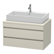 Duravit Meuble sous-lavabo DuraStyle 90x54,8 cm, Taupe, avec console, 2 tiroirs-1