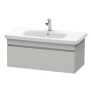 Duravit Meuble sous lavabo DuraStyle 93x44,8 cm, béton gris, 1 tiroir, suspendu