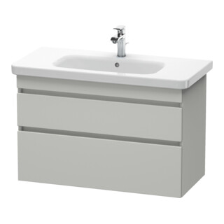 Duravit Meuble sous-lavabo DuraStyle 93x44,8 cm, béton gris, 2 tiroirs, suspendu