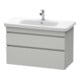 Duravit Meuble sous-lavabo DuraStyle 93x44,8 cm, béton gris, 2 tiroirs, suspendu-1
