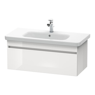 Duravit Meuble sous lavabo DuraStyle 93x44,8 cm, blanc brillant, 1 tiroir, suspendu