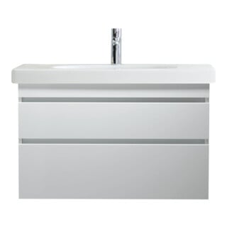 Duravit Meuble sous-lavabo DuraStyle 93x44,8 cm, blanc brillant, 2 tiroirs, suspendu