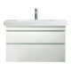 Duravit Meuble sous-lavabo DuraStyle 93x44,8 cm, blanc brillant, 2 tiroirs, suspendu-3
