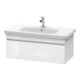 Duravit Meuble sous-lavabo DuraStyle 93x44,8 cm, blanc brillant/mat, 1 tiroir, suspendu-1